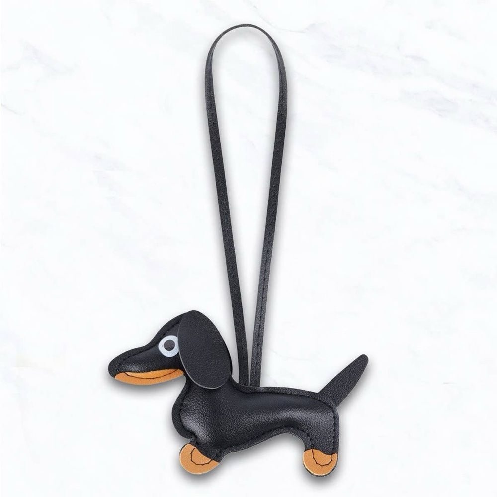 Black and Tan Dog Keychain S1060